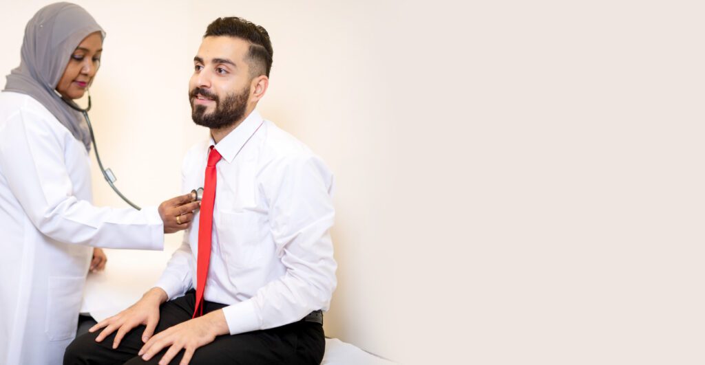 تقدم وحدة الفحص الطبي فحوصات صحية متعددة لمتطلبات ما قبل التوظيف، وفحص الأجانب، وما قبل الإلتحاق بالجامعة، وفحص ما قبل الزواج